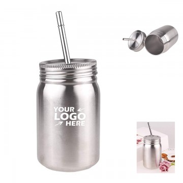 Stainless Steel Mason Jar 